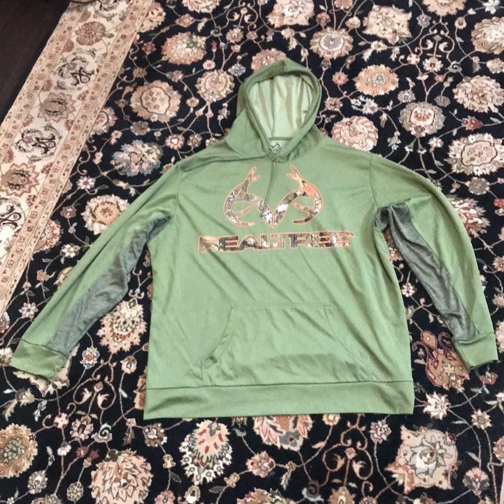 REALTREE ORIGINAL GREEN PULLOVER HOODIE
